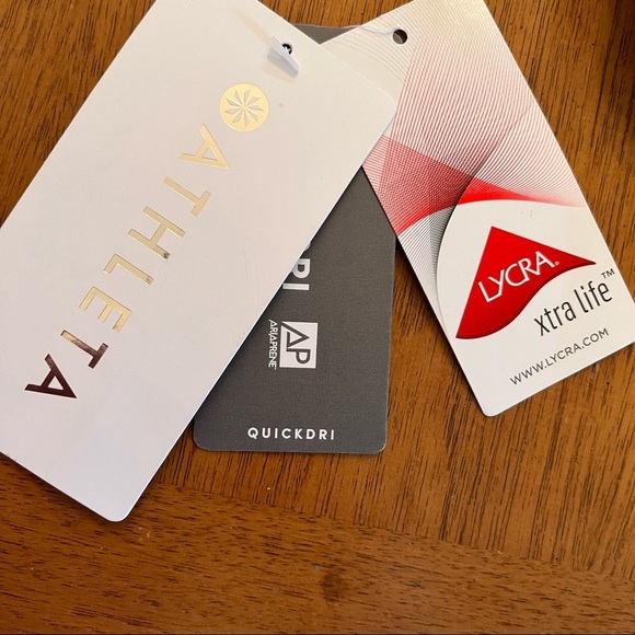 NWT Athleta Bonaire zip front Tankini top Sz small olive green swim bathing suit - Picture 9 of 9